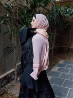 Black Open Abaya - Image 2